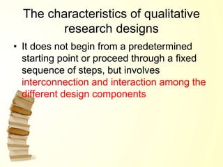 Design of qualitative research | PPTX