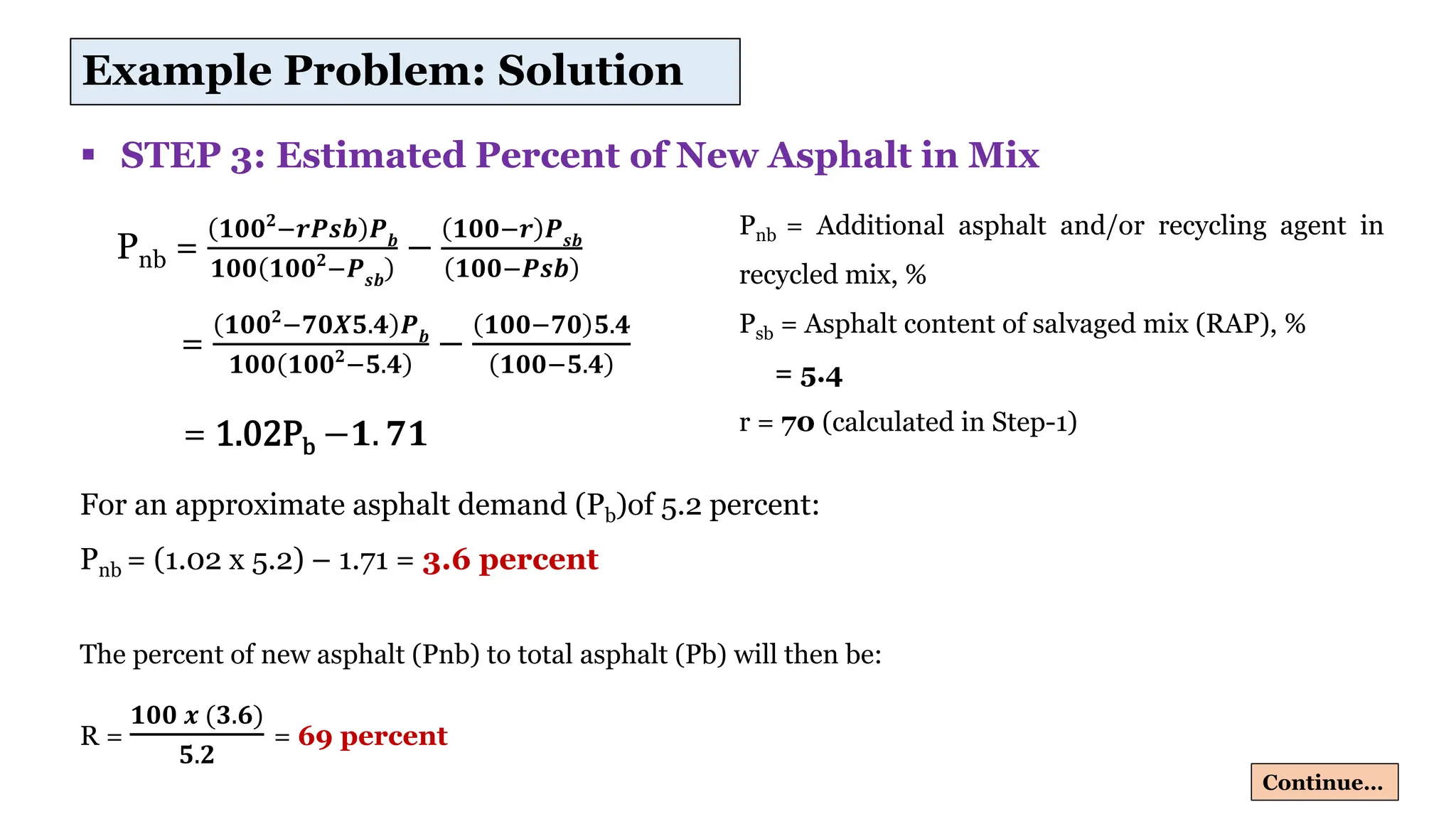 Design of recycled asphalt pavement mixture in | PPTX