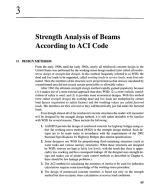 Design of reinforced concrete as per aci 318 | PDF