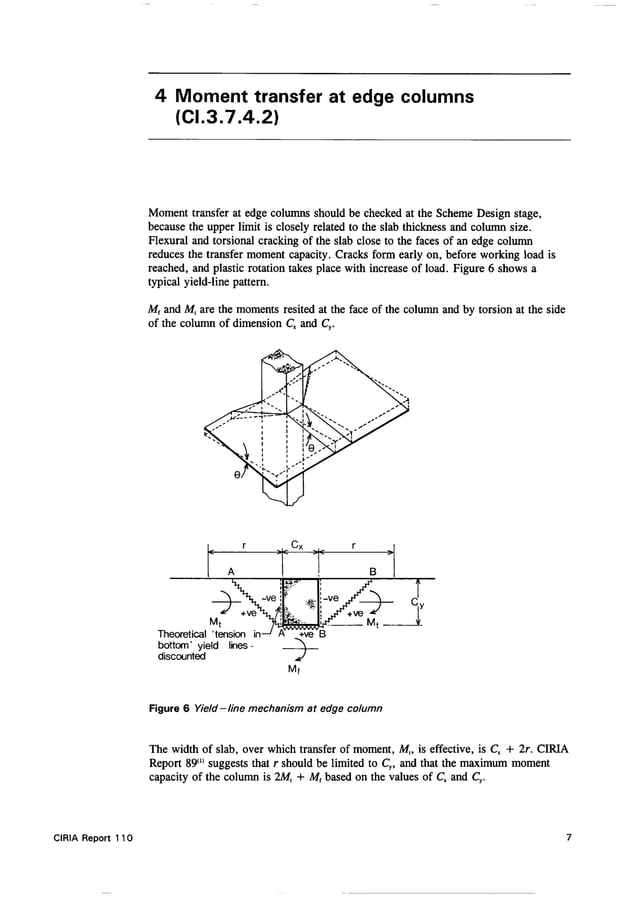 Design of reinforced flat slabs to bs 8110 (ciria 110) | PDF