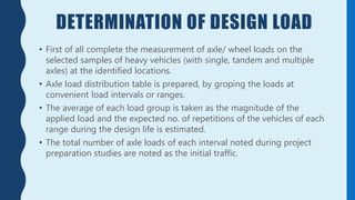 Pavement Design Loading Design of rigid pavements | PPTX