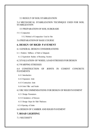Design of rigit pavement | DOCX