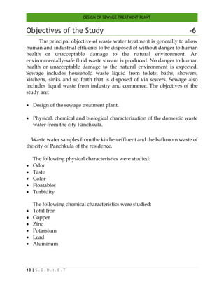 Design of sewage treatment plant 2 | PDF