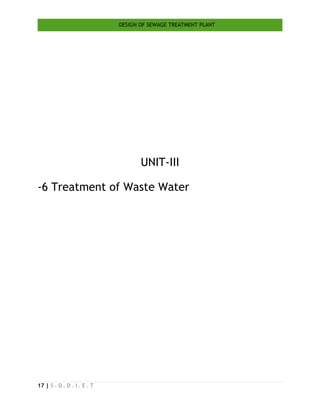 Design of sewage treatment plant 2 | PDF