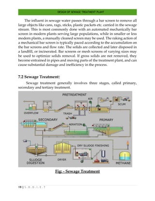Design of sewage treatment plant 2 | PDF