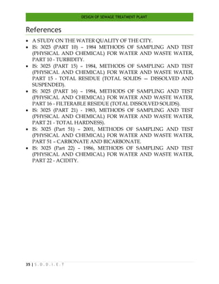 Design of sewage treatment plant 2