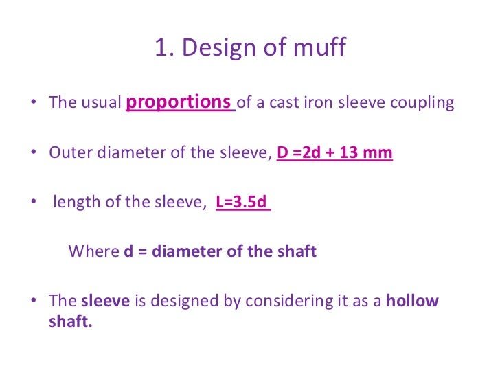 Design of shafts couplings ppt