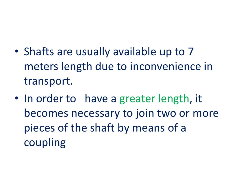 Design of shafts couplings ppt
