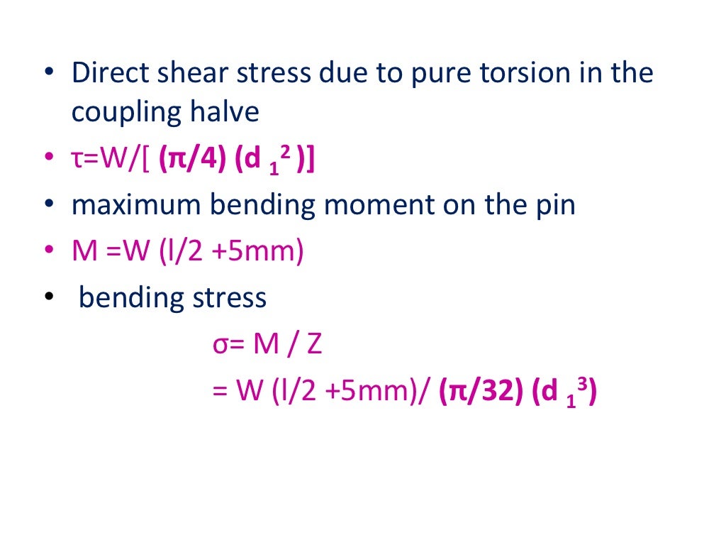 Design of shafts couplings ppt