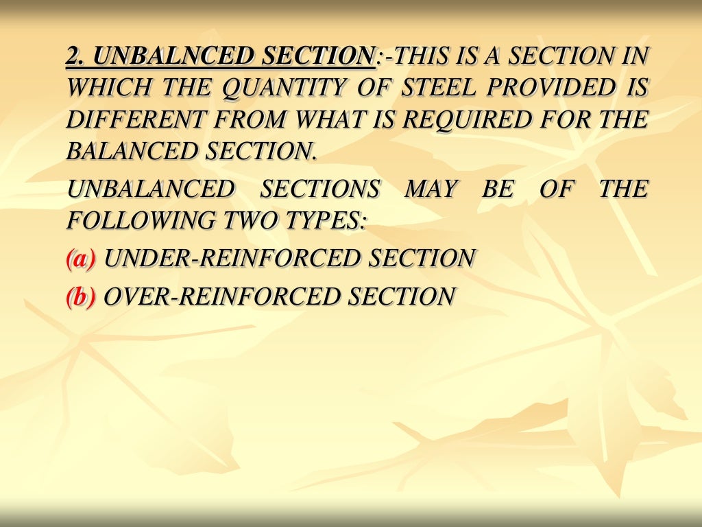 Design Of Singly Reinforced 