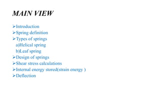 Design of springs by tharun kumar.pptx