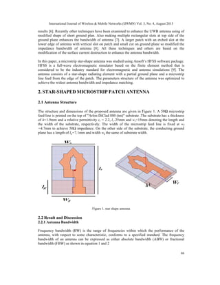 Design of Star-Shaped Microstrip Patch Antenna for Ultra Wideband (UWB ...