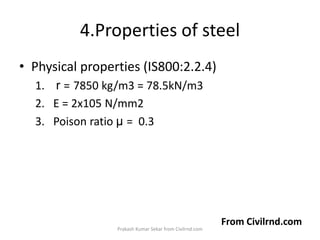 Design of steel structures Introduction | PPSX