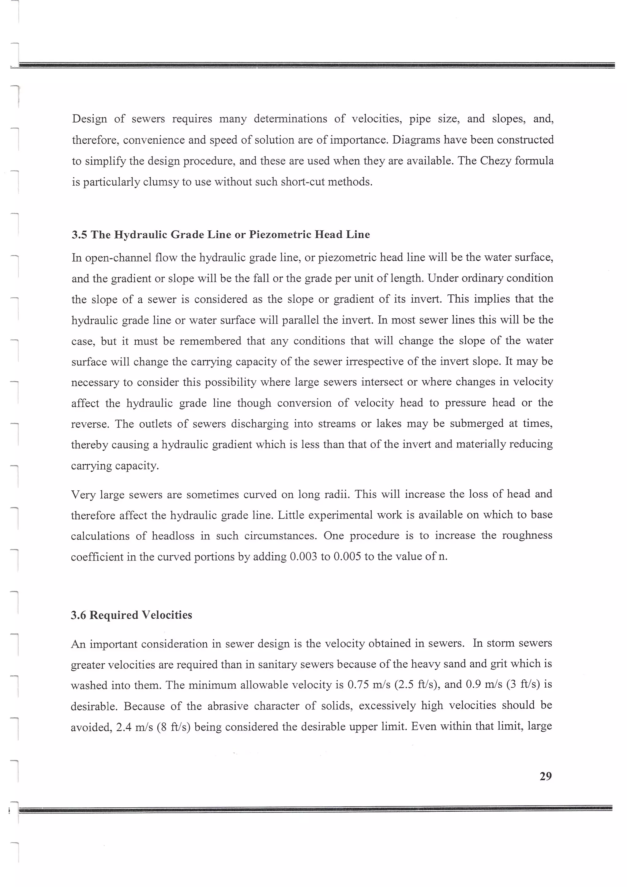 Design of Storm Sewer System