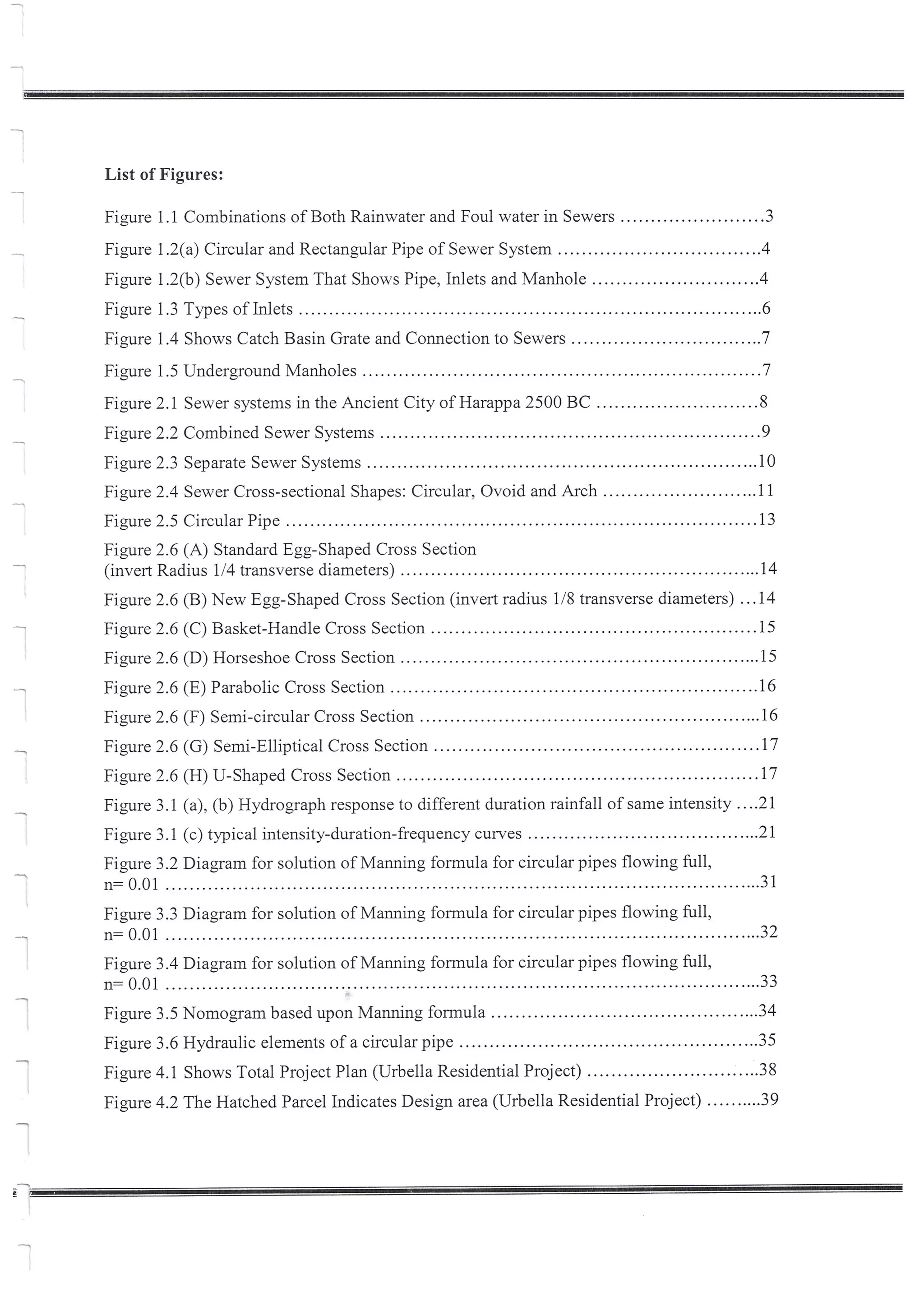 Design of Storm Sewer System