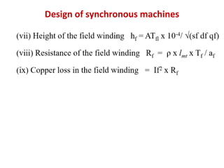 Synchronous Generator Pdf Design Design Of Synchronous Machines, Synchronous Generator | PDF