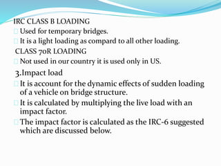 Irc Class B Loading Design of t beam bridge using wsm(2) | PPTX