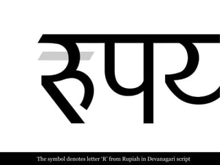 Design of the indian rupee symbol | PPSX