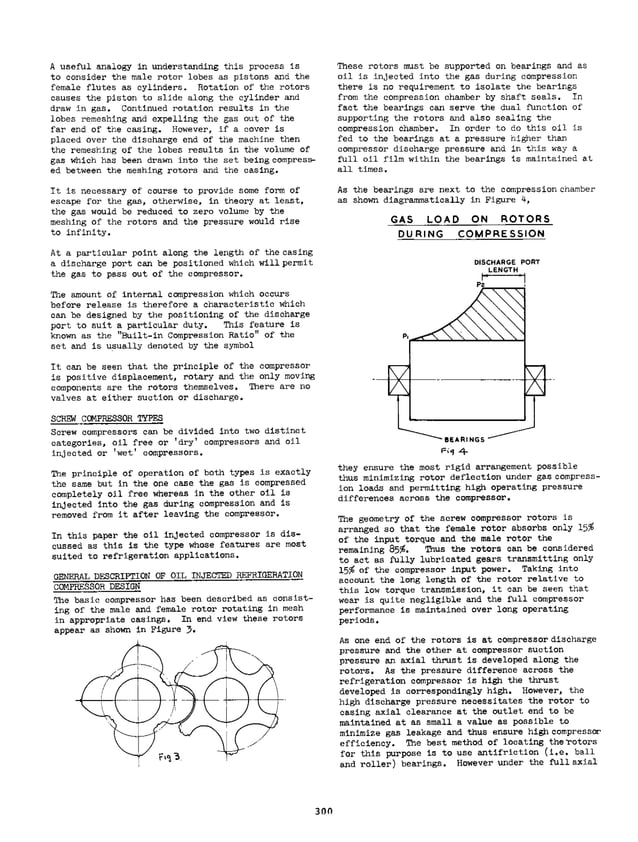 Design of the oil injected refrigeration system PDF