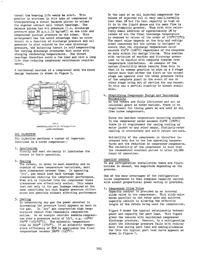 Design of the oil injected refrigeration system PDF
