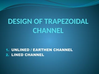 Comprehensive Design and Cost Estimation of Trapezoidal and Rectangular ...