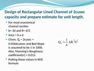 Comprehensive Design and Cost Estimation of Trapezoidal and Rectangular ...