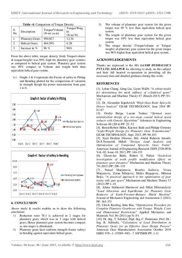 planetary gear ratio