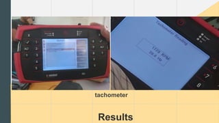 Results
tachometer
 