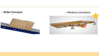 - Roller Conveyor - vibratory conveyors
 