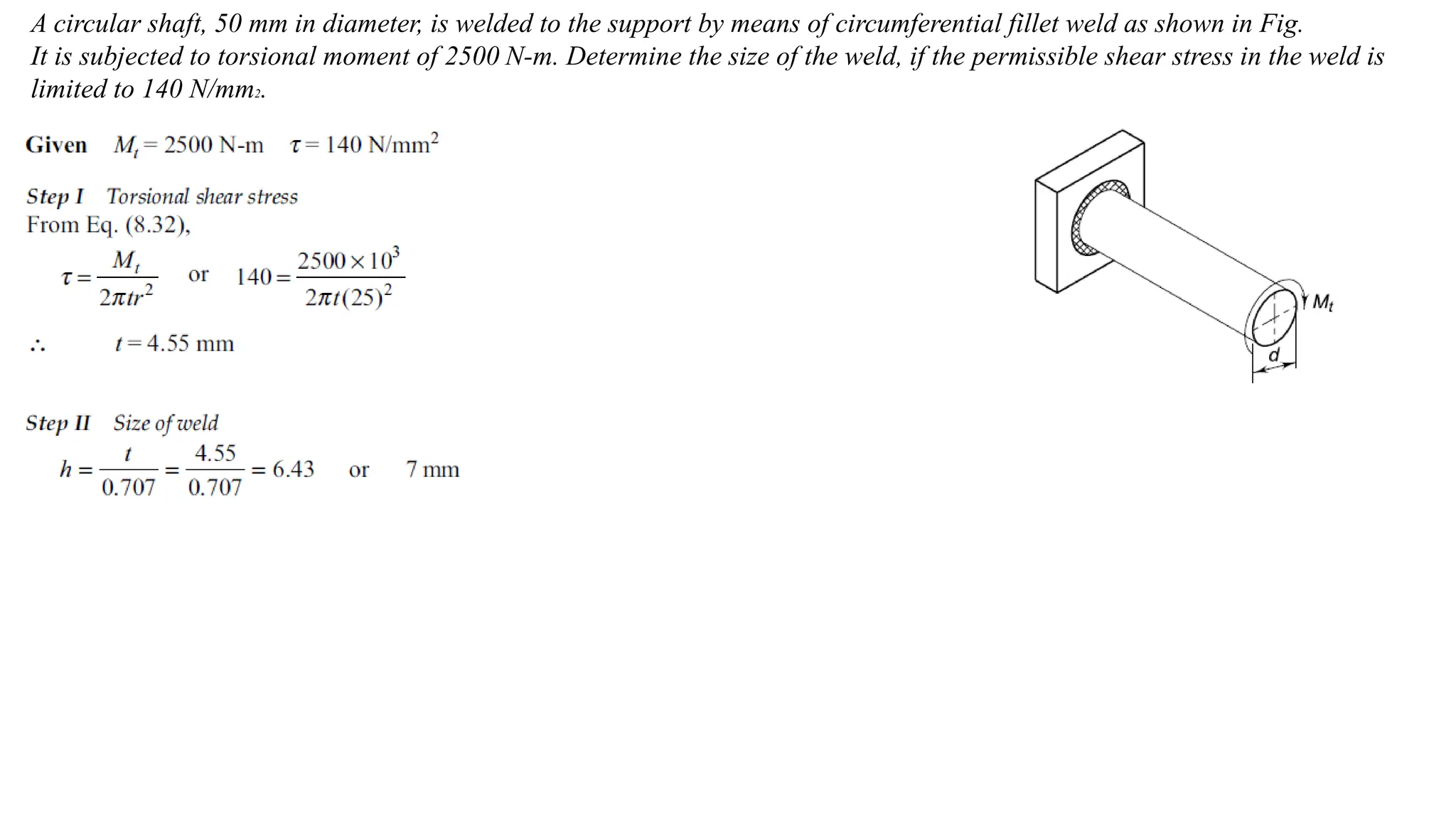 Design of Welded Joints for mechaical branch | PDF