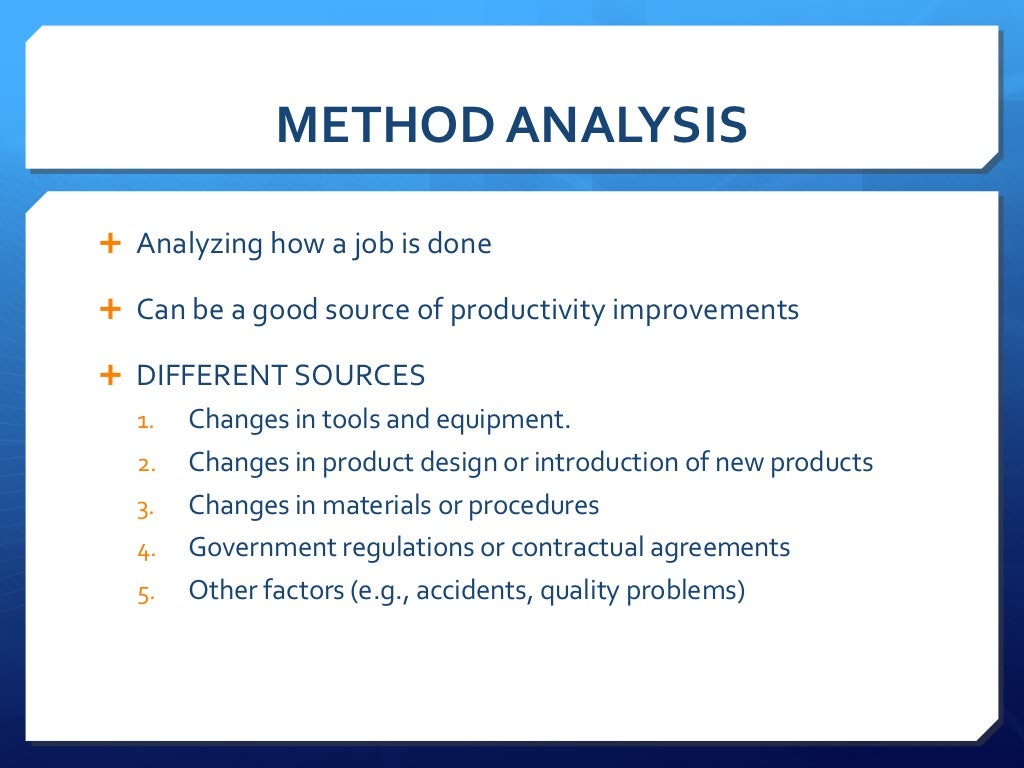 Design of Work Systems