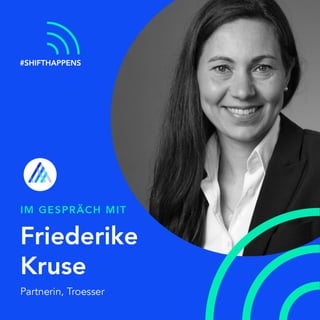 SHIFTHAPPENS Podcast mit Friederike Kruse