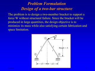 Structural Design Optimization Problem Design Optimization.ppt
