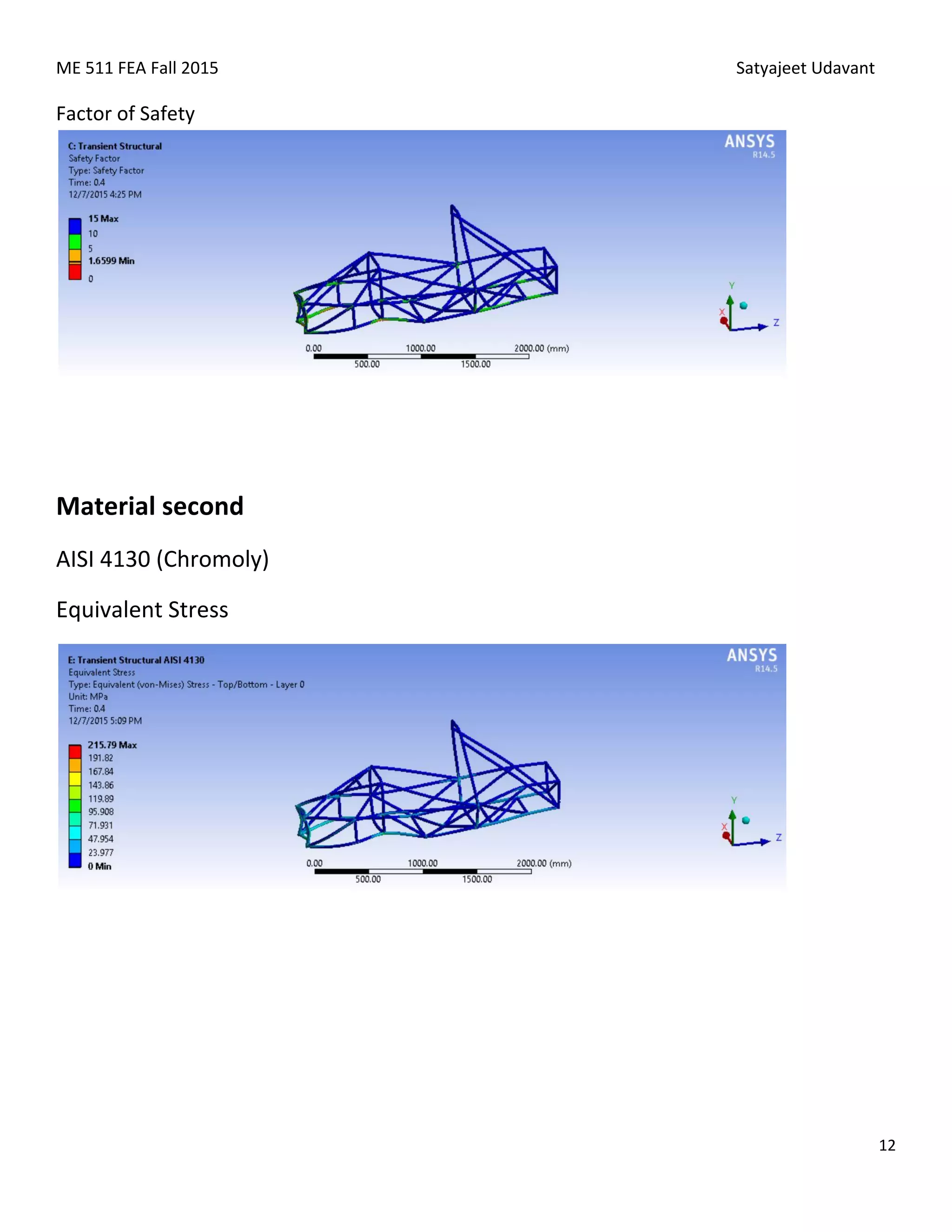 Design optimization of a roll cage of a sae baja car