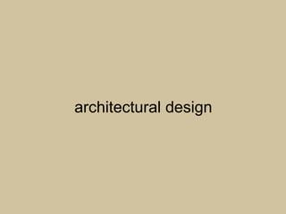 architectural design 