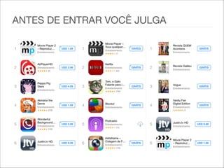 ANTES DE ENTRAR VOCÊ JULGA
 