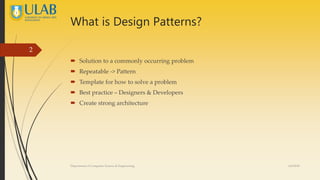 Design pattern - Software Engineering | PPTX | Programming Languages ...