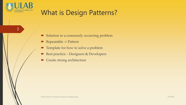Design pattern - Software Engineering | PPTX | Programming Languages ...
