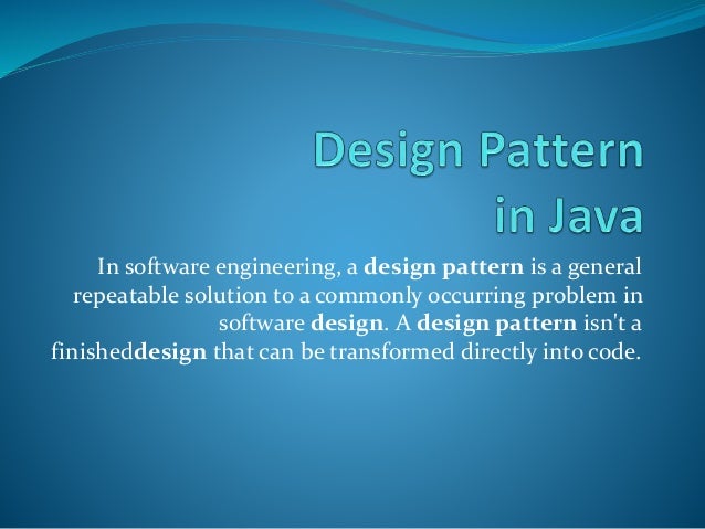 Design pattern