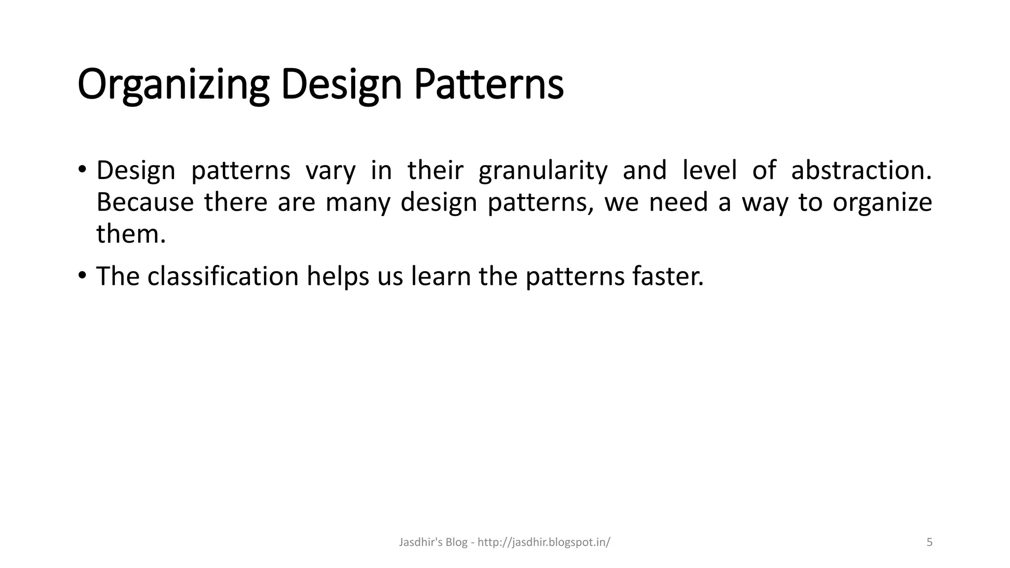 Design pattern | PPT