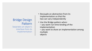 Design patterns Structural | PPTX