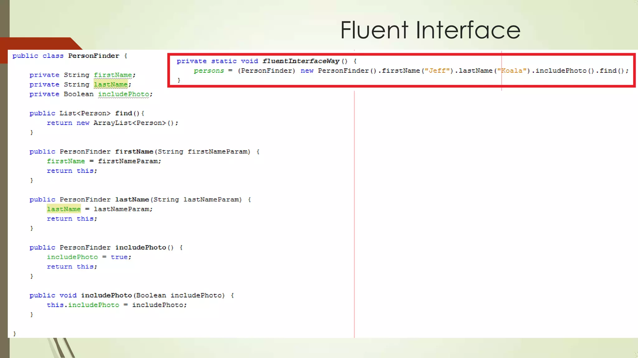Fluent Interface