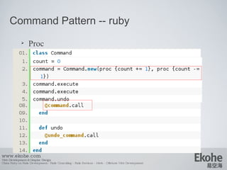 Design Pattern From Java To Ruby | PPT