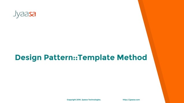 Design Pattern:: Template Method | PPT