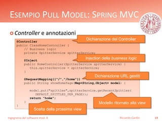 Design pattern architetturali   Model View Controller, MVP e MVVM