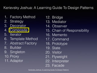 Design Pattern Ch3 in Swift Composite | PDF | Programming Languages ...