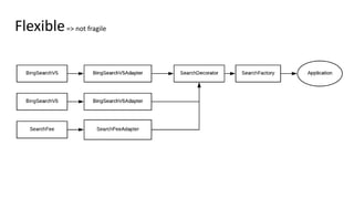 Flexible=> not fragile
 