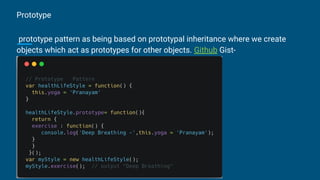 Design pattern in js | PPT