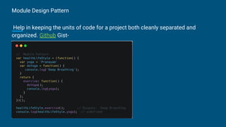 Design pattern in js | PPT