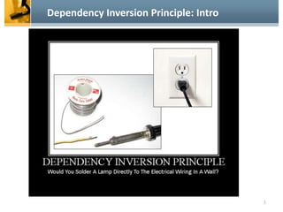 Dependency Inversion Principle: Intro,[object Object],1,[object Object]
